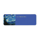 Search for impressionist return address labels Vincent van gogh