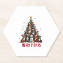 Search for ugly christmas sweater coasters Dog
