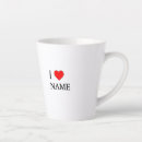 Search for i heart names mugs Text
