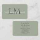 Search for earthy business cards Minimalist