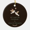 Search for world peace christmas tree decorations Pacifist