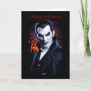 Search for red halloween cards Dracula