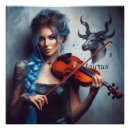 Search for violin photos posters Blue