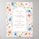 Search for watercolor wedding signs Boho