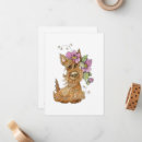 Search for cute dog note cards Pink
