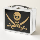 Search for pirate lunch boxes Skull and crossbones