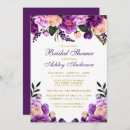 Search for violet bridal shower invitations Gold