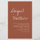 Search for terracotta wedding invitations Simple