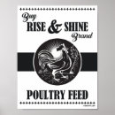 Search for rise and shine posters Chicken