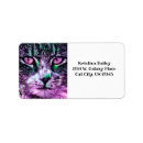Search for green eyes return address labels Kitty