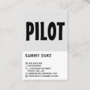 Search for flight attendant business cards Pilot