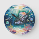 Search for jellyfish clocks Watercolor