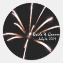 Search for 4th of july wedding stickers Fireworks