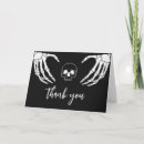Search for halloween skeleton thank you cards Gothic baby shower