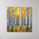 Search for birch tree forest canvas prints Autumn