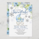 Search for snowflakes baby shower invitations Floral