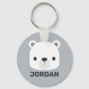 Search for cute polar bear key rings Cartoon