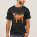 Search for christmas light tshirts Cow