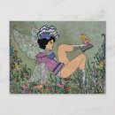 Search for fairies postcards Butterfly