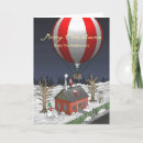 Search for hot air balloon christmas cards Winter
