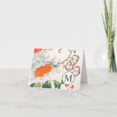 Search for floral note cards Monogrammed