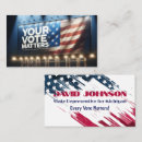 Search for election business cards Voting