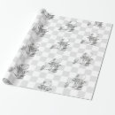 Search for clock wrapping paper Black and white