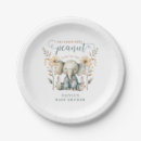 Search for gender neutral baby elephant plates Little peanut