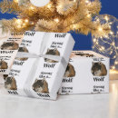 Search for wolf wrapping paper Canis lupus