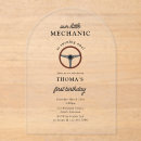 Search for mechanic birthday invitations Car