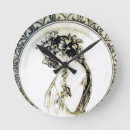Search for vintage woman clocks Mucha