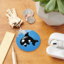 Search for blue whale round key rings Cartoon