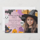 Search for kids halloween birthday invitations Girl