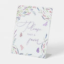 Search for bridal shower favor signs Botanical