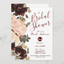 Search for maroon bridal shower invitations Flowers