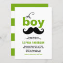 Search for green baby boy shower invitations It's a boy