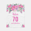 Search for 70th birthday blankets Script