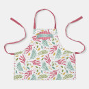 Search for pink leaf aprons Girl