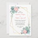 Search for peony wedding invitations Geometric