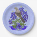 Search for bluebonnet paper plates State flower