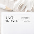 Search for elegant save the date return address labels Simple