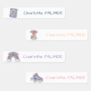 Search for waterproof name labels Rainbow