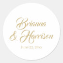 Search for gold calligraphy wedding stickers Elegant