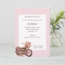 Search for pink bike invitations Flowers