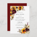 Search for rose bridal shower invitations Fall