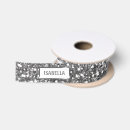 Search for silver glitter ribbon Grey