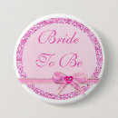 Search for future bride badges Pink