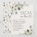 Search for snow bridal shower invitations Snow in love