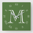 Search for hand painted clocks Green