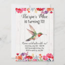 Search for hummingbird birthday invitations Summer